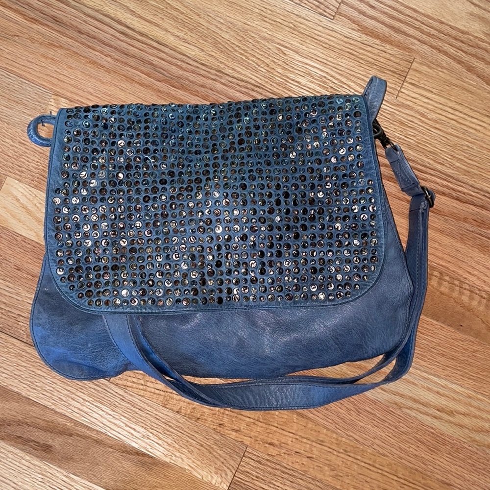 Studded crows body bag